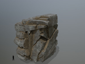 Cliff rocks 3D Model