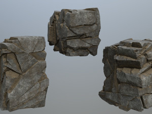 Cliff rocks 3D Model