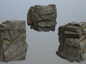 Cliff rocks 3D Model