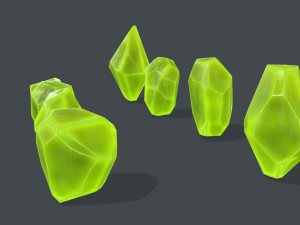 Crystal set 3D Model