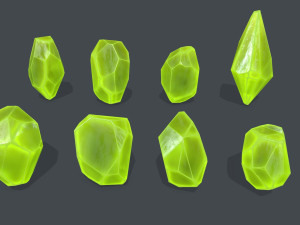 Crystal set 3D Model