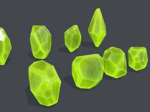 Crystal set 3D Model