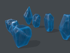 Crystal set 3D Model