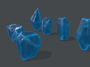 Crystal set 3D Model