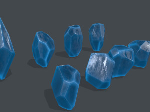 Crystal set 3D Model