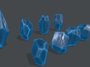 Crystal set 3D Model