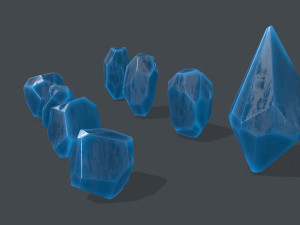 Crystal set 3D Model