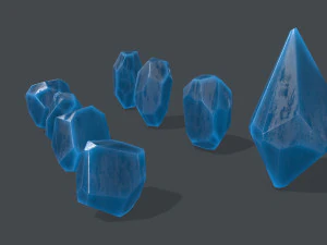 Crystal set 3D Model