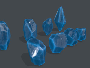 Crystal set 3D Model