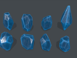 Crystal set 3D Model