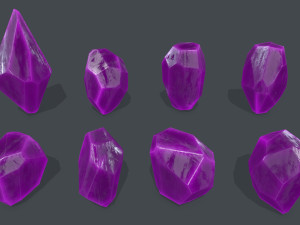 Crystal set Modelo 3D