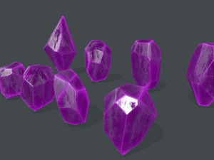 Crystal set 3D Model