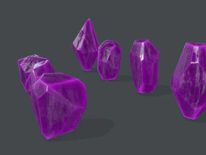 Crystal set 3D Model
