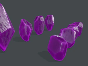 Crystal set 3D Model