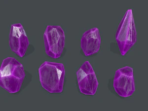 Crystal set 3D Model