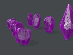 Crystal set 3D Model