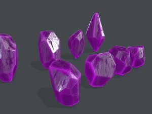 Crystal set 3D Model