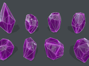 Crystal set Modèle 3D