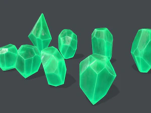 Crystal set 3D Model