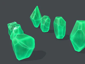 Crystal set 3D Model