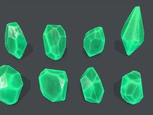 Crystal set 3D Model