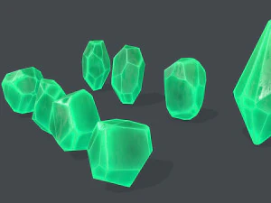 Crystal set 3D Model