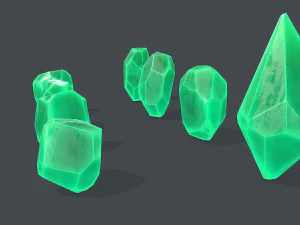 Crystal set 3D Model