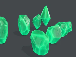 Crystal set 3D Model