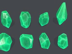 Crystal set 3D Model