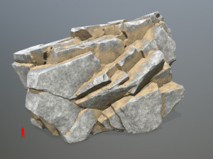Desert rocks 3D Модель