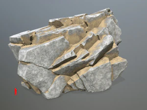 Desert rocks 3D Model