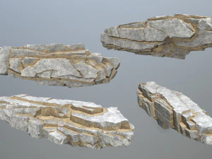 Desert rocks 3D Model
