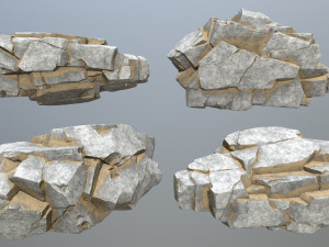 Desert rocks 3D Модель