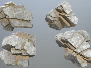 Desert rocks 3D Model