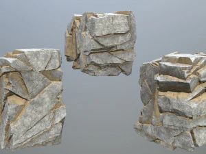 Desert rocks 3D Model