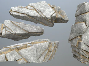 Desert rocks 3D Model