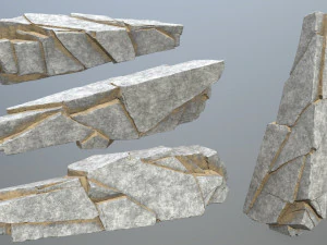 Desert rocks 3D Model
