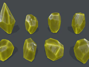 Crystal set 3D Model