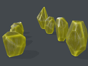 Crystal set Modèle 3D