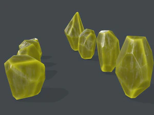 Crystal set 3D Model