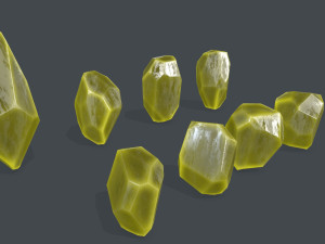 Crystal set Modèle 3D