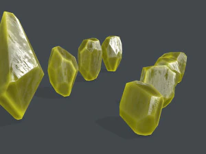 Crystal set 3D Model