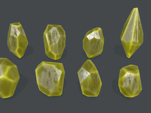 Crystal set 3D Model