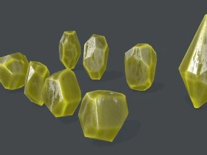 Crystal set 3D Model