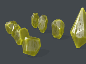 Crystal set Modèle 3D