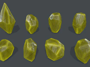Crystal set 3D Model