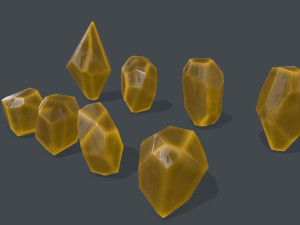 Crystal set 3D Model