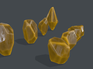Crystal set 3D Model