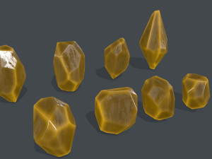 Crystal set 3D Model