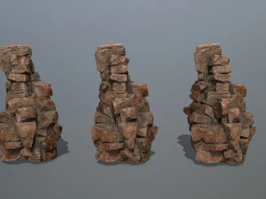 Desert rocks 3D Model